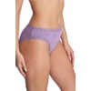Natori Women’s Bliss Cotton Girl Brief Panty(Grape Ice)