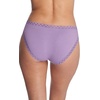 Natori Women’s Bliss Cotton Girl Brief Panty(Grape Ice)