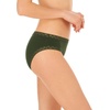 Natori Women’s Bliss Cotton Girl Brief Panty(Pesto)