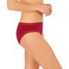 Natori Women’s Bliss Cotton Girl Brief Panty(Pomegranate)