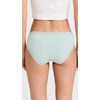 Natori Women’s Bliss Girl Brief 3-Pack(Morning Dew/Pale Yellow/Café)