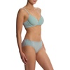 Natori Women’s Bliss Perfection Seamless T-Shirt Bra(Blue Meadow)