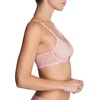 Natori Women’s Lush Front Close Contour Underwire Bra(Peony Pink/White)