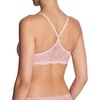 Natori Women’s Lush Front Close Contour Underwire Bra(Peony Pink/White)