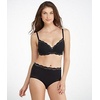 Natori Women’s Plus-Size Chic Comfort Full Figure Sweetheart Contour Underwire(Black/Charcoal)
