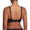 Natori Women’s Pure Luxe Custom Coverage Contour Uw(Black Charm Print)