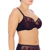Natori Women’s Pure Luxe Custom Coverage Contour Uw(Dark Blue Combo)