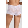 Natori Women’s Women’s Heavenly Lace Boyshort(White)