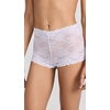 Natori Women’s Women’s Heavenly Lace Boyshort(White)