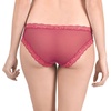 Natori womens Natori Women’s Feathers Hipster Panty(Boysenberry/Neon Pink)