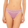Natori Women’s Bliss Cotton Girl Brief Panty 3-Pack(Freesia Heather Print)