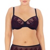 Natori Women’s Pure Luxe Custom Coverage Contour Uw(Dark Blue Combo)