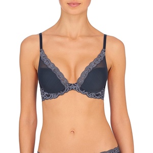 Natori Women Feathers Lace Plunge T-Shirt Bra(Ash Navy)