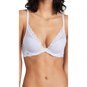 Natori Women Feathers Lace Plunge T-Shirt Bra(Cosmic Sky)