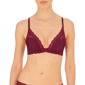 Natori Women Feathers Lace Plunge T-Shirt Bra(Crushed Velvet)