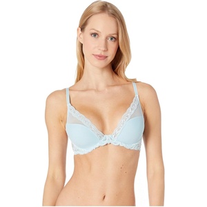 Natori Women Feathers Lace Plunge T-Shirt Bra(Cyan)