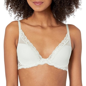 Natori Women Feathers Lace Plunge T-Shirt Bra(Spring Mint)