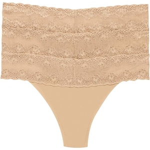 Natori Women’s Bliss Cotton Girl Brief Panty 3-Pack(Cafe)
