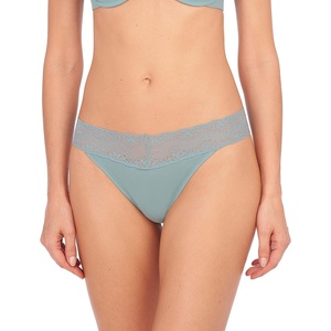Natori Women’s Bliss Cotton Girl Brief Panty 3-Pack(Ocean Breeze/Chaise Mauve)