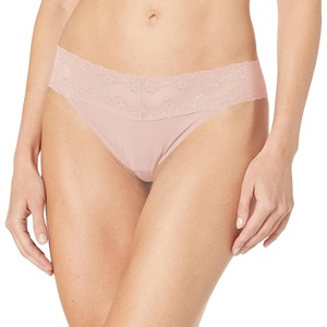 Natori Women’s Bliss Cotton Girl Brief Panty 3-Pack(Rose Beige)