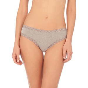 Natori Women’s Bliss Cotton Girl Brief Panty(Lt Grey Heather)