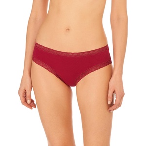 Natori Women’s Bliss Cotton Girl Brief Panty(Pomegranate)