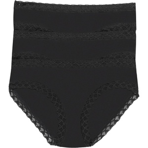 Natori Women’s Bliss Girl Brief 3-Pack(Black)