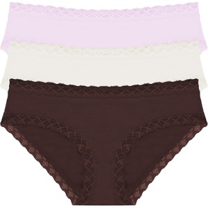 Natori Women’s Bliss Girl Brief 3-Pack(French Roast)