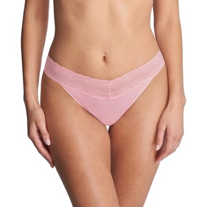 Natori Women’s Bliss Perfection O/s Thong(Peony Pink)
