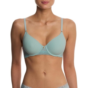 Natori Women’s Bliss Perfection Seamless T-Shirt Bra(Blue Meadow)