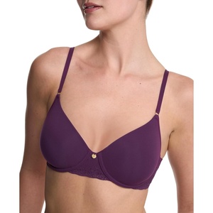 Natori Women’s Bliss Perfection Seamless T-Shirt Bra(Fig Jam)