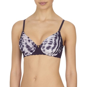 Natori Women’s Bliss Perfection Seamless T-Shirt Bra(Midnight Navy Tie Dye Print)