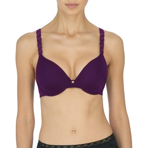 Natori Women’s Pure Luxe Custom Coverage Contour Uw(Bellflower/Vivid Plum)