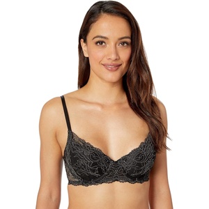 Natori Women’s Pure Luxe Custom Coverage Contour Uw(Black/Dark Slate)
