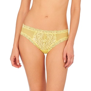 Natori womens Natori Women’s Feathers Hipster Panty(Lemon Lime)