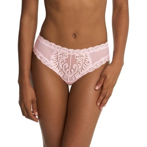 Natori womens Natori Women’s Feathers Hipster Panty(Pink Sky)