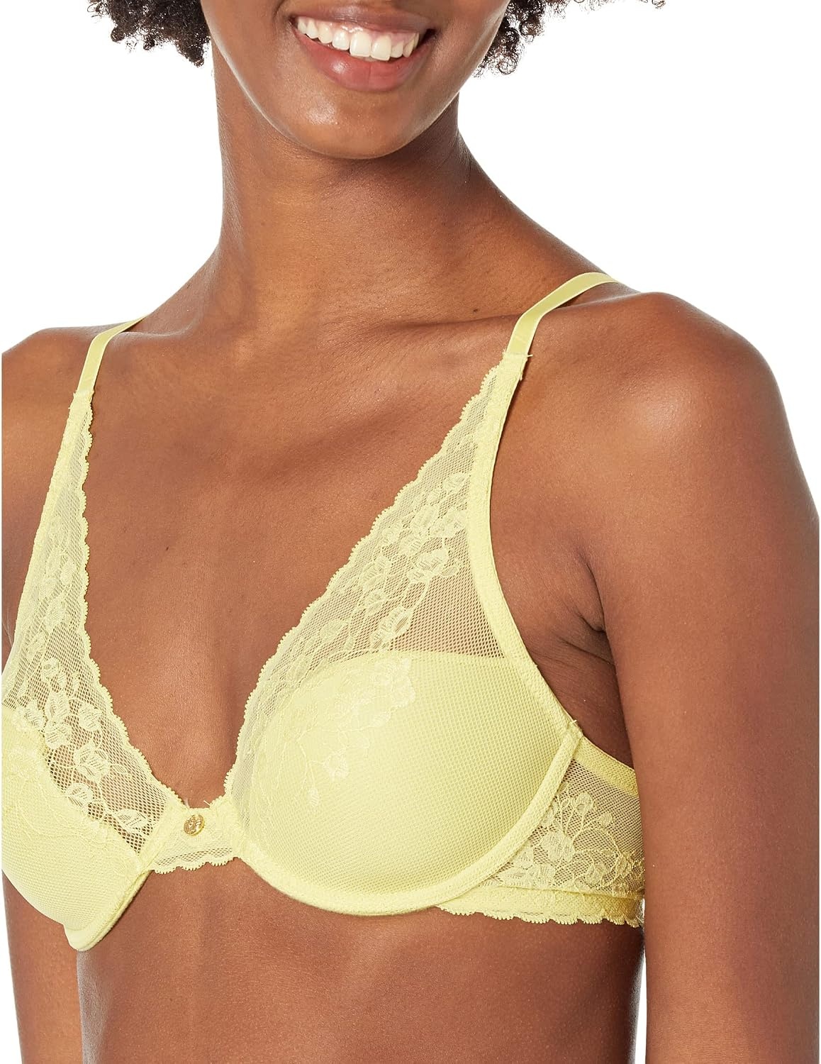 image:imageNatori Womens Cherry Blossom Convertible Contour BraCitrine