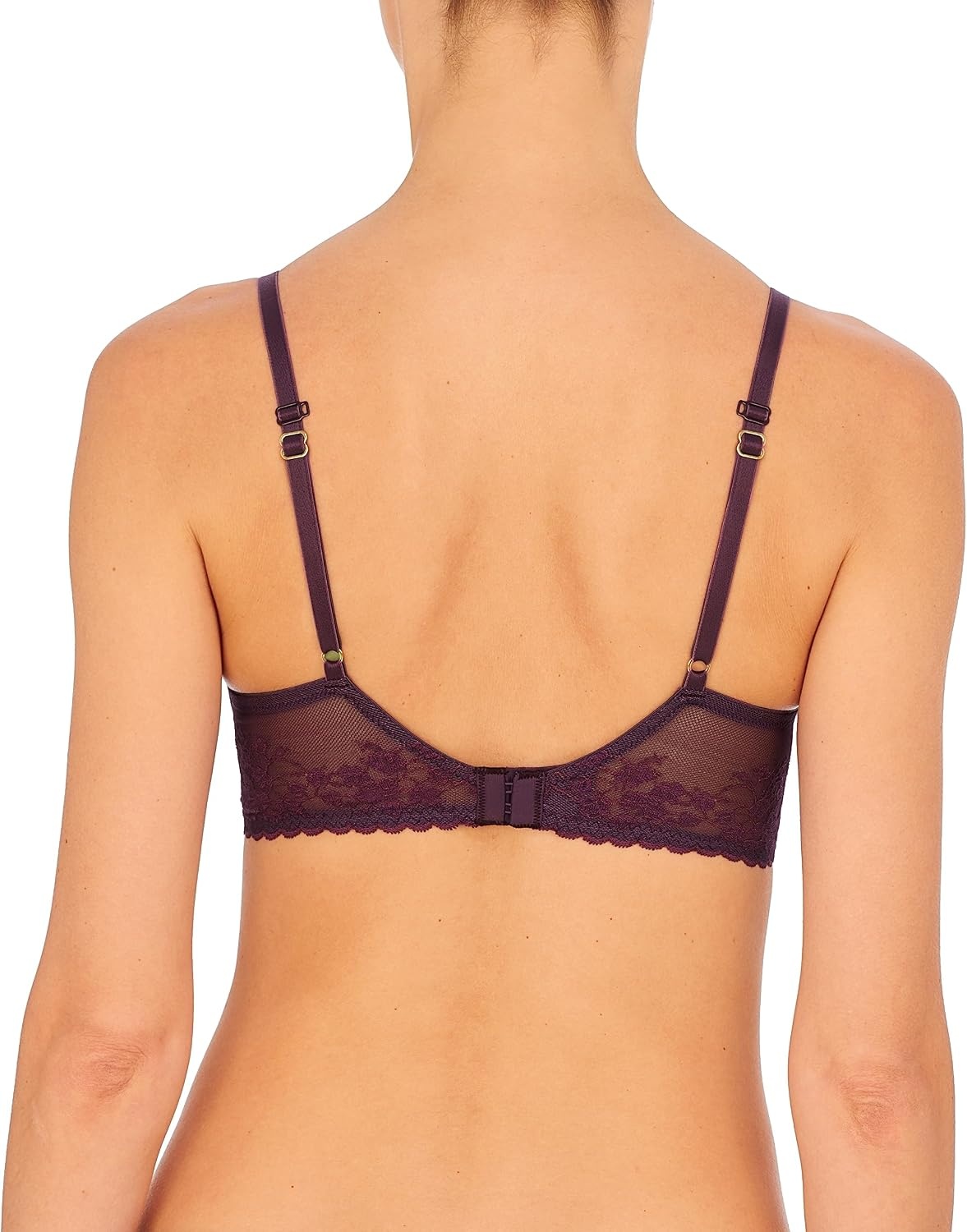 image:imageNatori Womens Cherry Blossom Convertible Contour BraDeep Plum