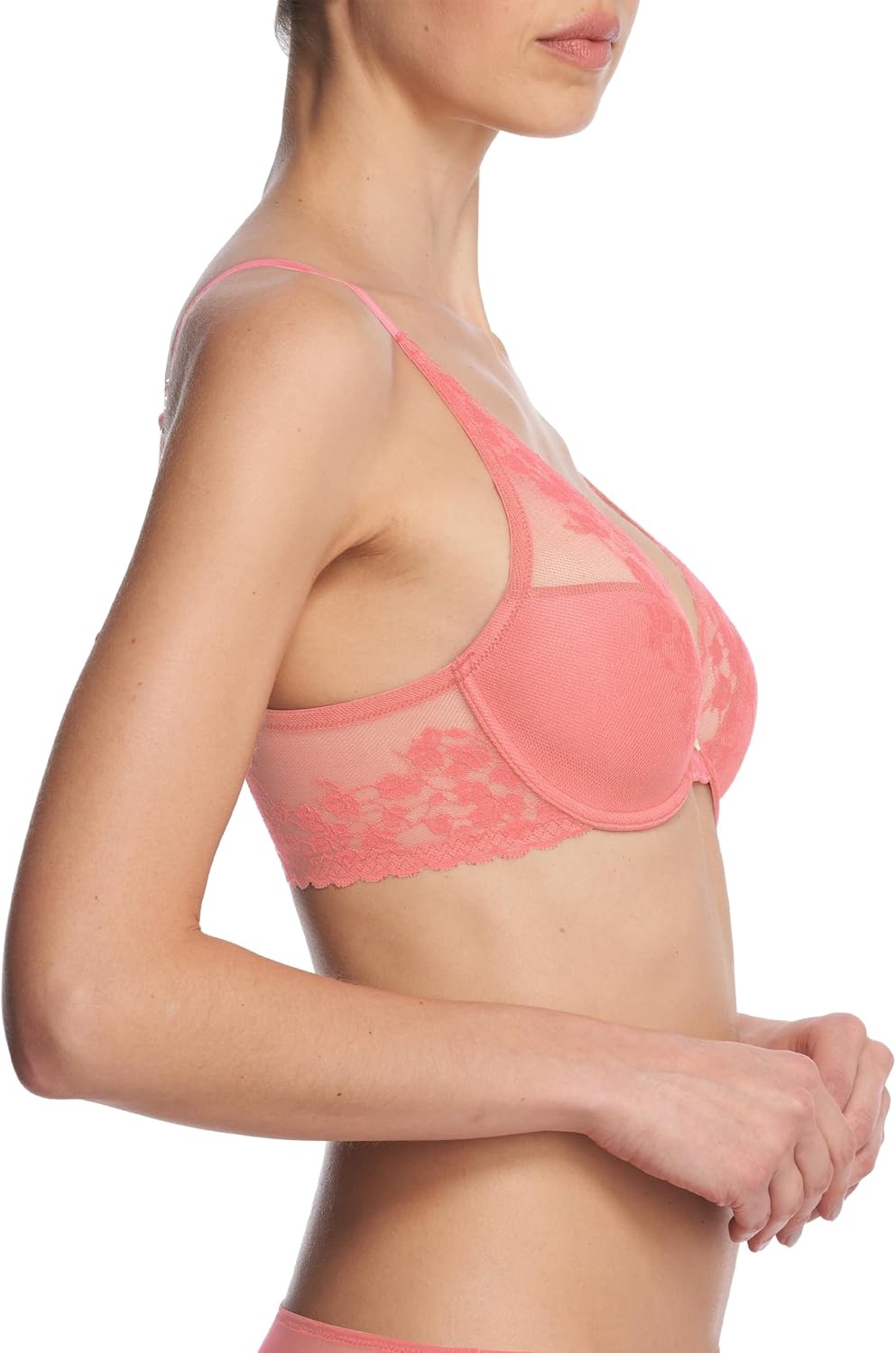 image:imageNatori Womens Cherry Blossom Convertible Contour BraPeach Rose