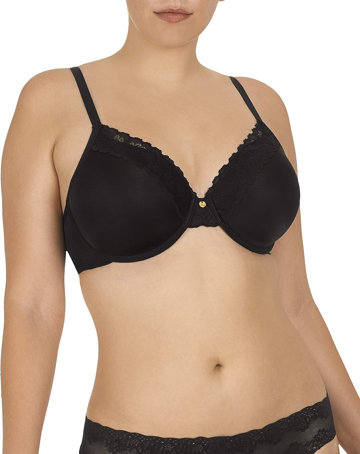 image:imageNatori Womens Hidden Glamour FullFit Contour Underwire BraBlack