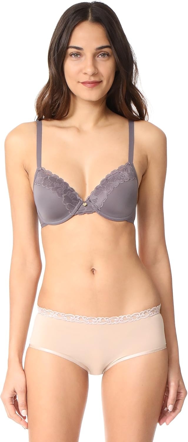image:imageNatori Womens Hidden Glamour FullFit Contour Underwire BraGunmetal