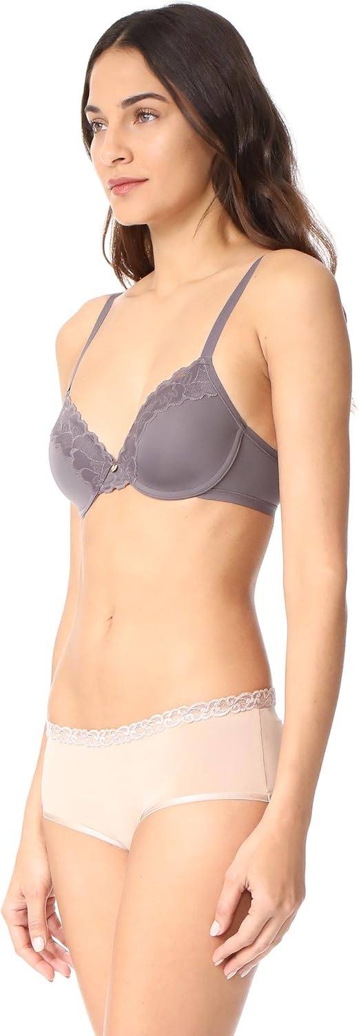 image:imageNatori Womens Hidden Glamour FullFit Contour Underwire BraGunmetal