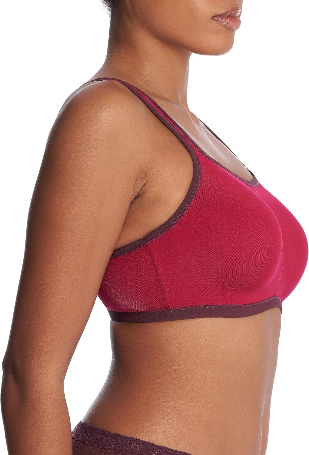 image:imageNatori Womens Natori Yogi Contour Convertible Sports BraCrushed VelvetVino