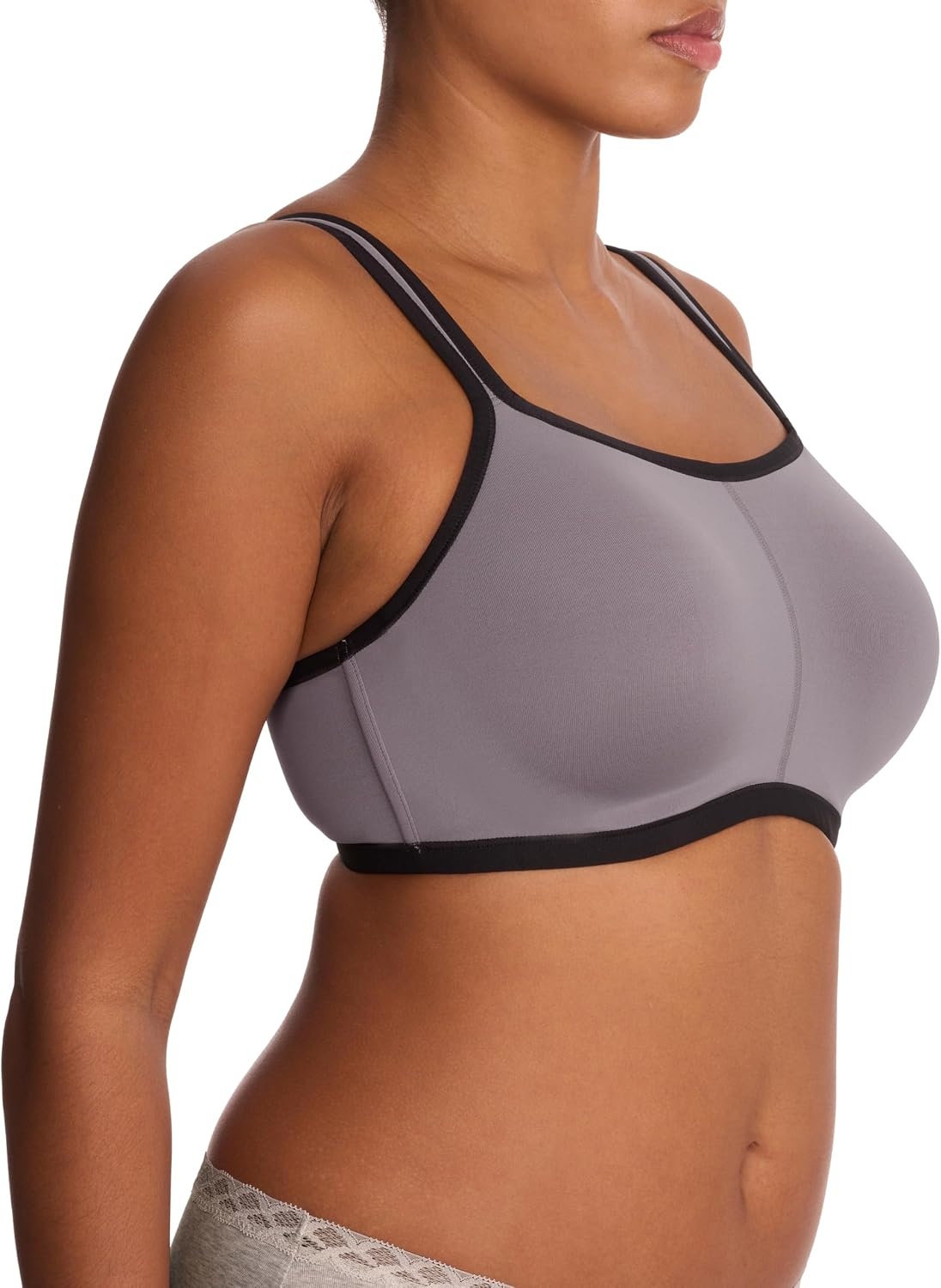 image:imageNatori Womens Natori Yogi Contour Convertible Sports BraGreyBlack