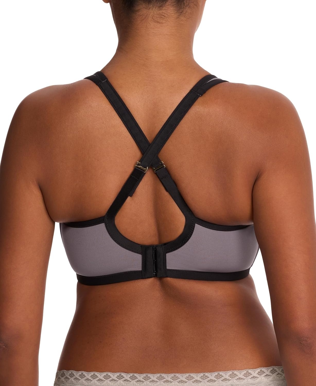 image:imageNatori Womens Natori Yogi Contour Convertible Sports BraGreyBlack