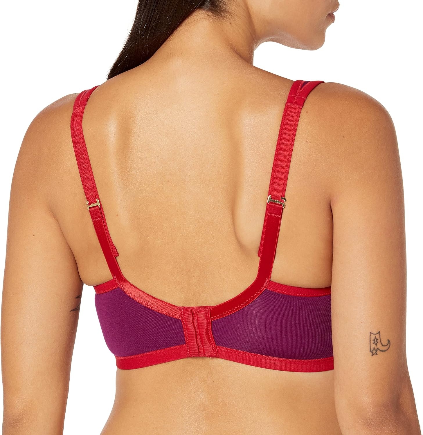 image:imageNatori Womens Natori Yogi Contour Convertible Sports BraJewel VioletStrawberry