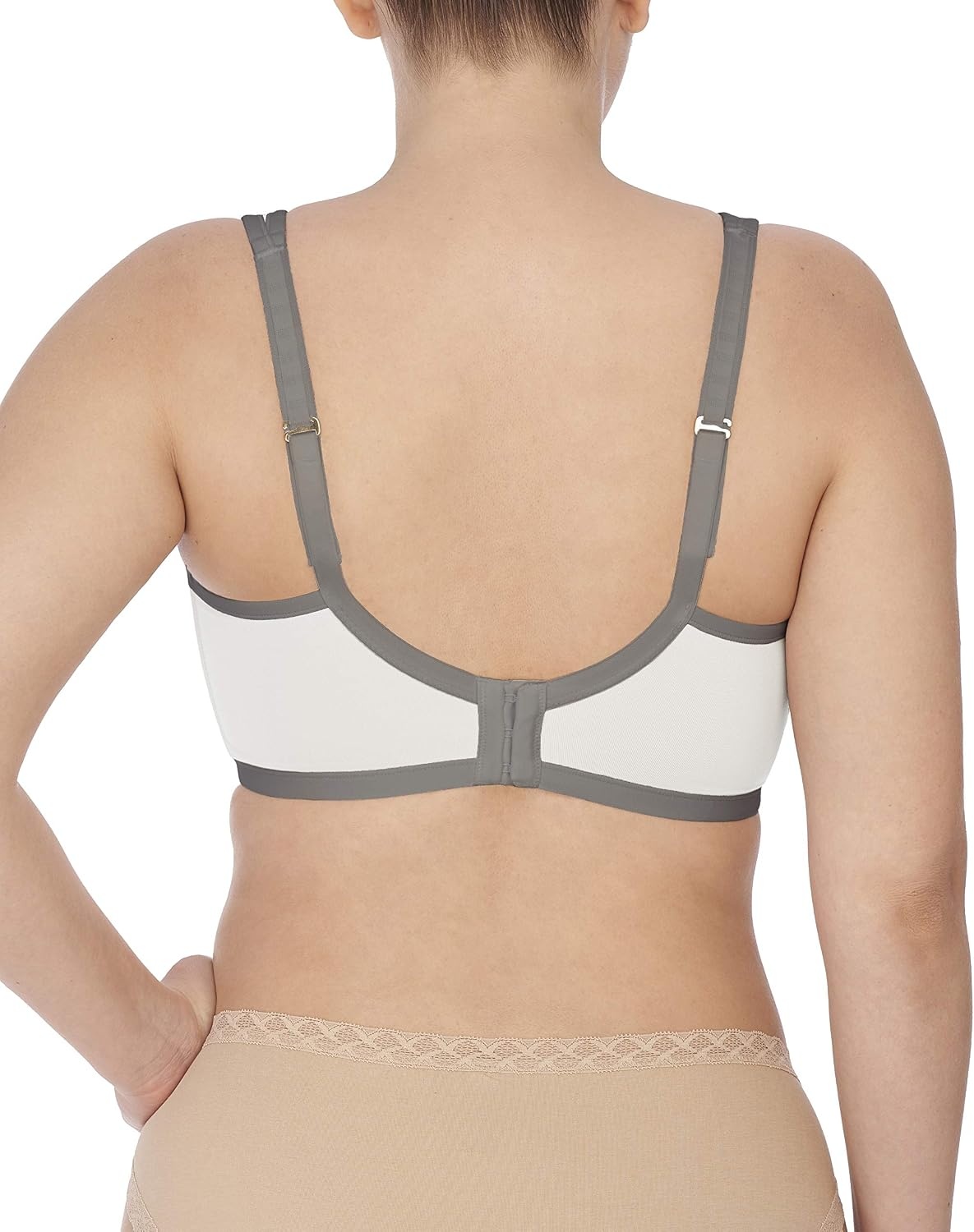 image:imageNatori Womens Natori Yogi Contour Convertible Sports BraWhiteGrey