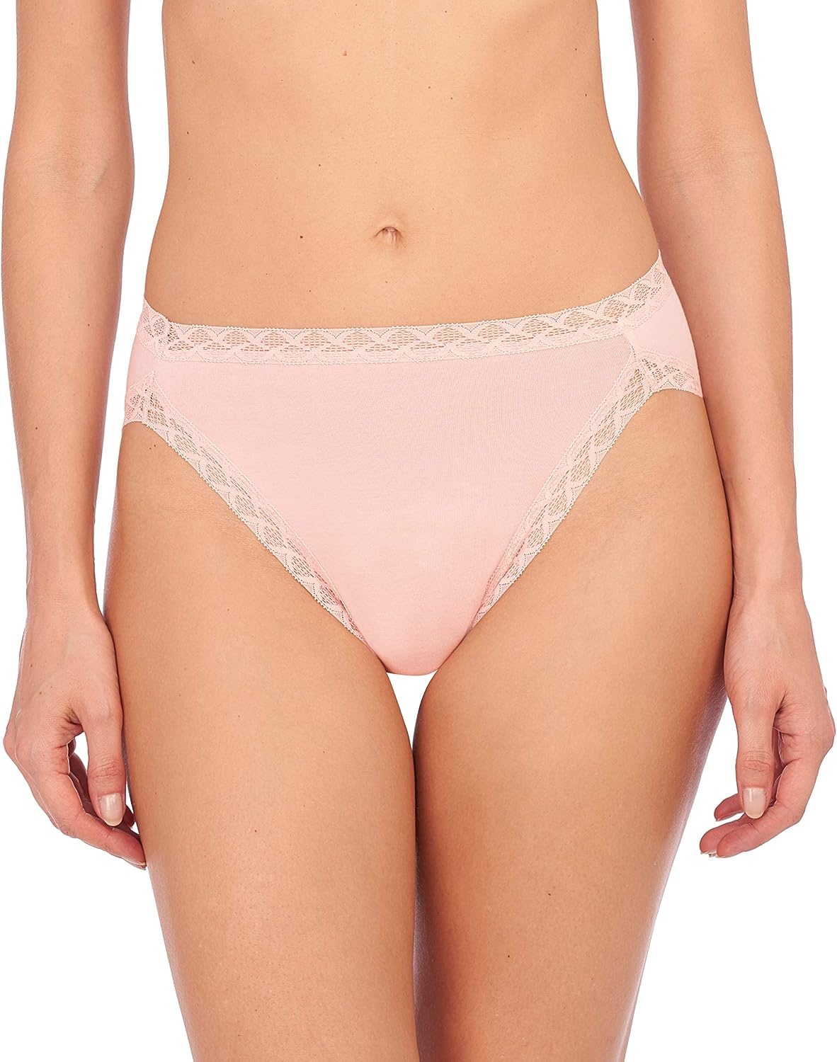 image:imageNatori Womens Pima Bliss French Cut Briefs 3 PackBaby BlueDelicate PeachBlack