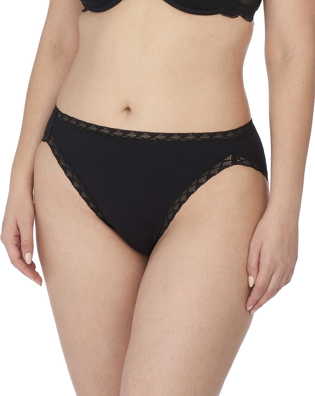 image:imageNatori Womens Pima Bliss French Cut Briefs 3 PackBlack