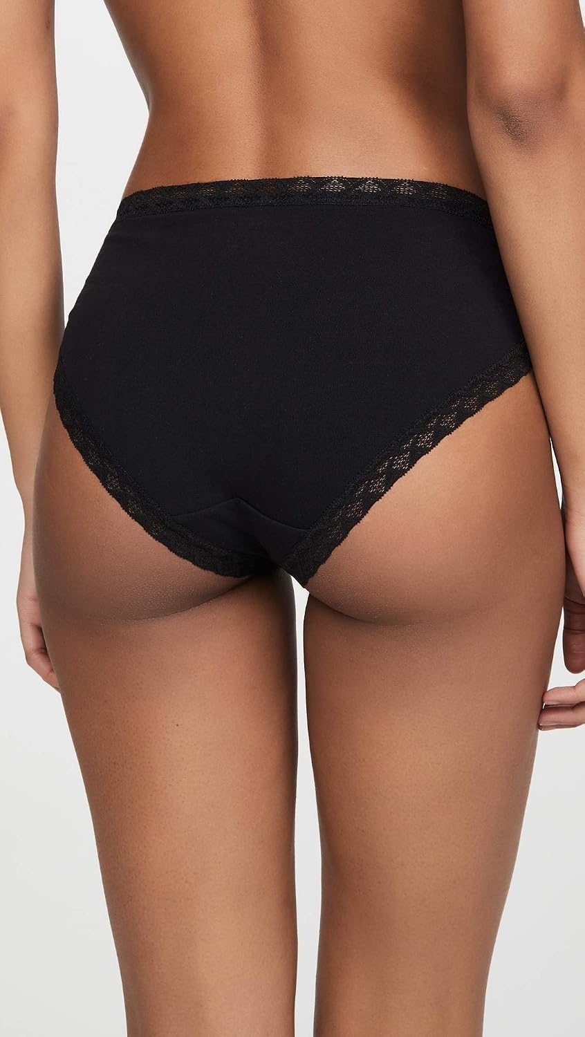 image:imageNatori Womens Pima Bliss French Cut Briefs 3 PackBlackCafeWhite